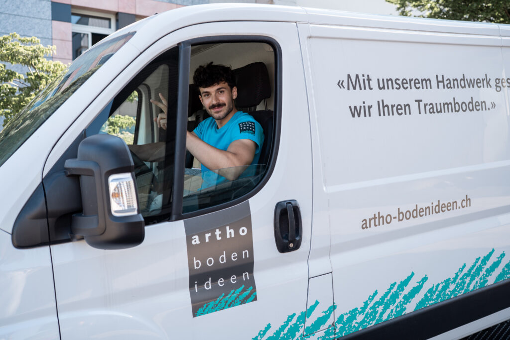 Vor der Uni auf die Baustelle